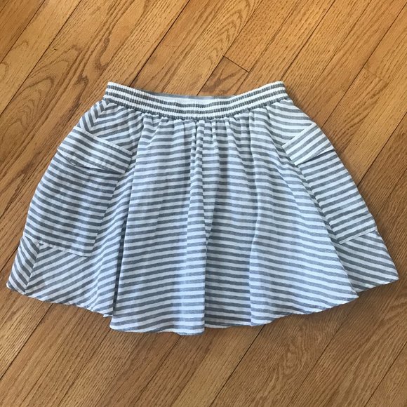 BCBG Cargo Striped Pocket Skirt sz M - Picture 3 of 4